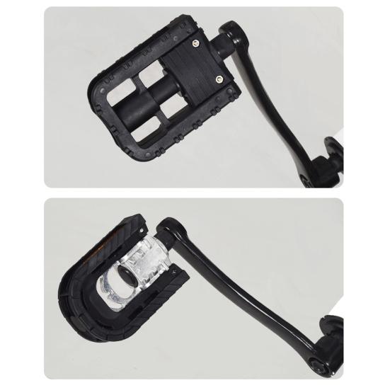 2 stk sykkelpedaler Sammenleggbare sykkelpedaler med glatte lager Høy styrke Ultralette Universal Enkel installasjon Flate sykkelpedaler