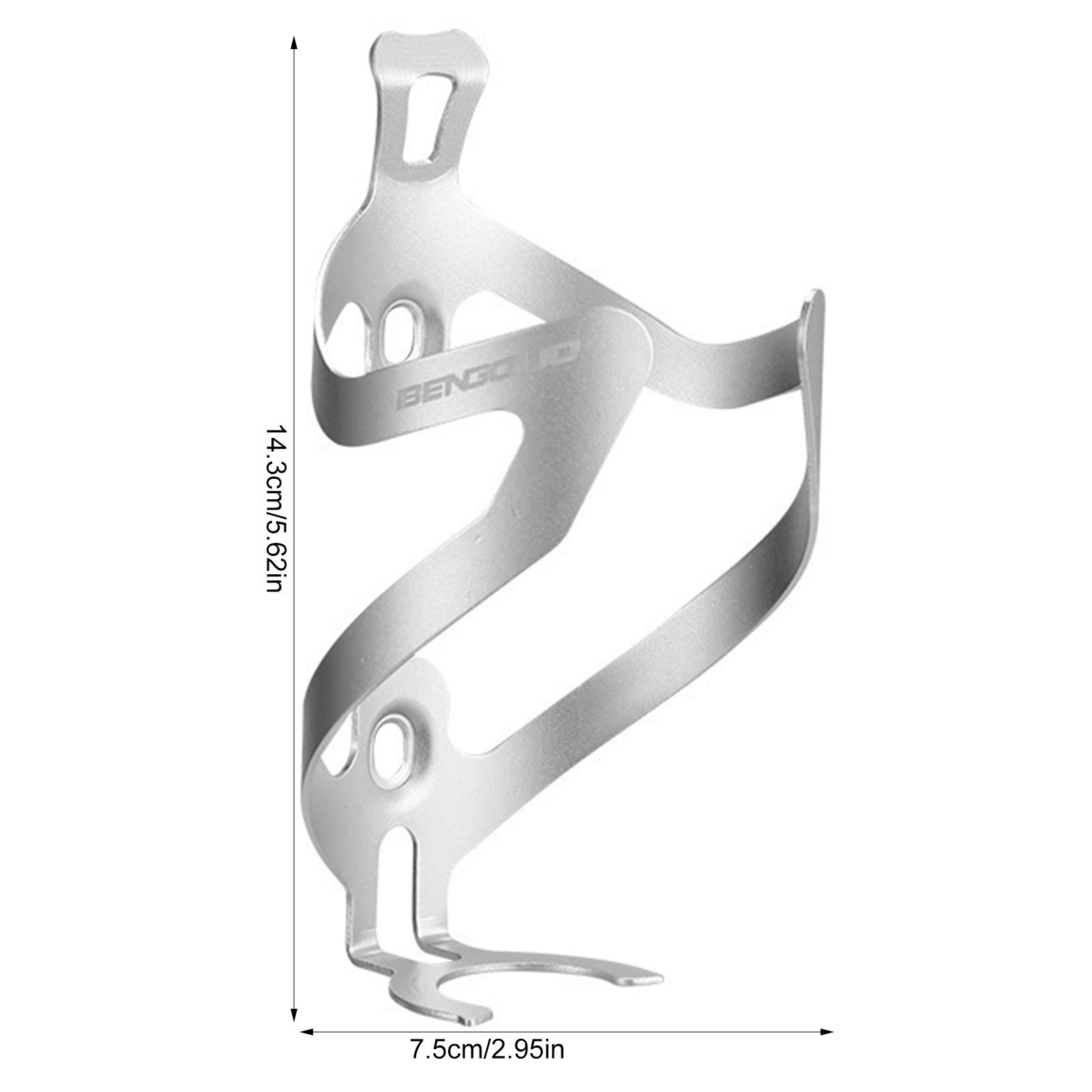 

Universal Bike Bottle Holders Cage Aluminium Alloy Easy Installation Stable Cycling Bottle Cage for Touring Electric Bicycles