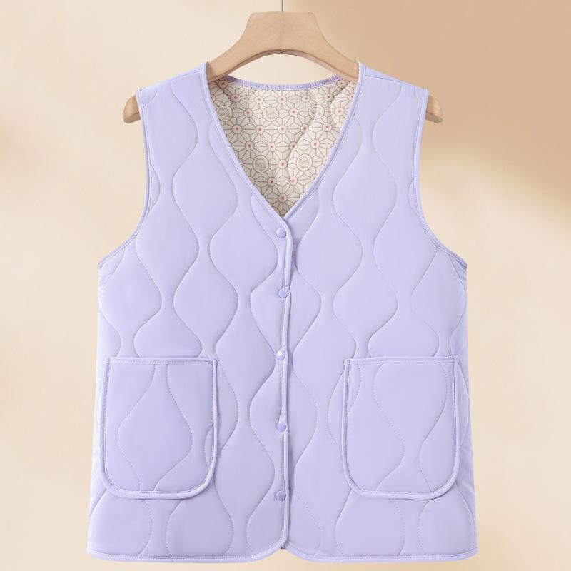 Women's Thickened Cape Vest for Autumn/Winter 2025 - Stylish and Warm for Middle-Aged and Elderly
