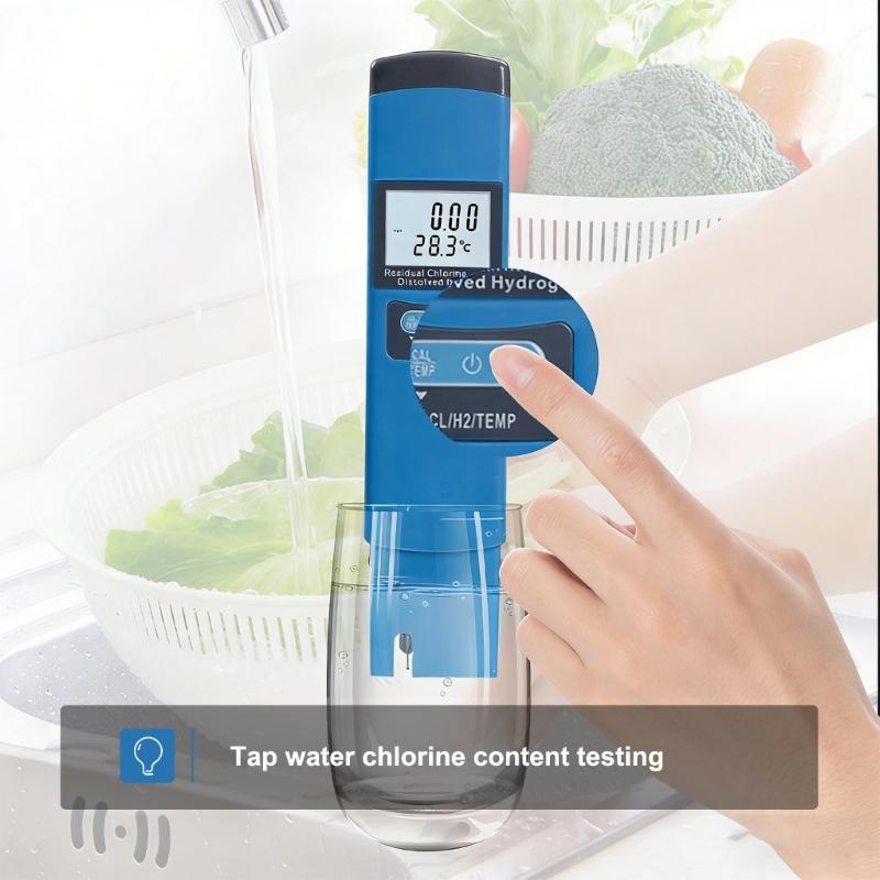 Easy Carry Water Quality Analyzers with Fast Response Time Digital Water Tester Tool for Homes Travel & Outdoor Activity