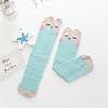 Girls' Cute Cartoon Cotton Knee-High Socks - Japanese Style for Spring & Autumn