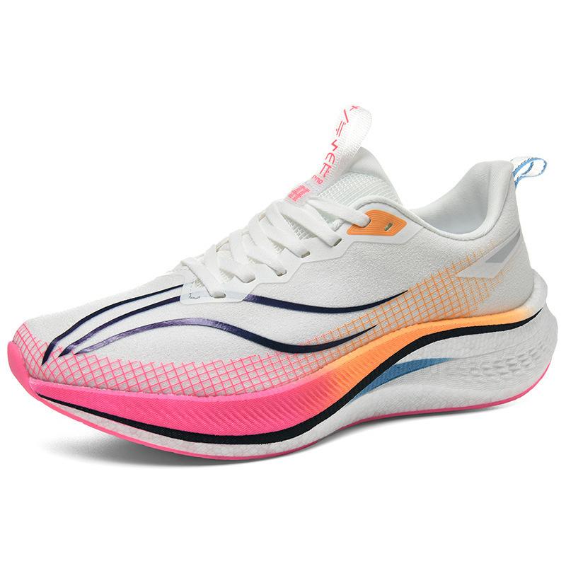 Spring popcorn ultra-light generation shock absorption technology mesh couple sports shoes breathable racing shoes