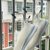 1/3/5Pcs No Drill Stainless Steel Pig Tail Hooks for Camping Tent Light Pole