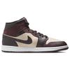 Air Jordan 1 Mid SE Paris YMCA Homme Baskets Marron Velours-Brun Terre FZ4359-200