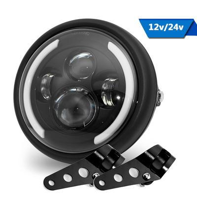 7.5 Inch LED Motorcycle Headlight Headlamp Head Light Phare Led Moto For Harley Sportster Cafe Racer Honda Yamaha Suzuki Custom