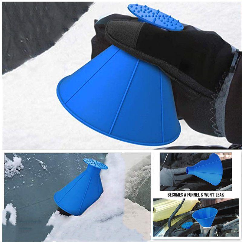 Buy Snow Shovels Car Magic Window Windshield Ice Scraper Oil Funnel