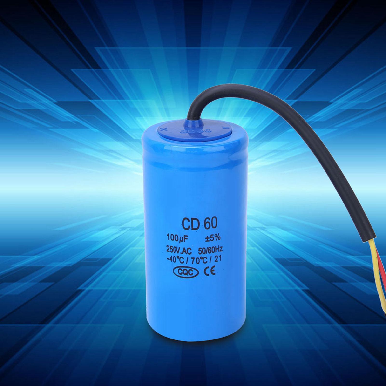 

CD60 250V 100uf Пусковий конденсатор Вибухозахищений електронний компонент для холодильників