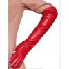 Elegant Mitten Gloves for Women Leather Silky Lining 50cm NS2