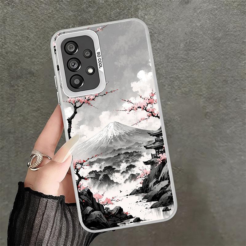 

Japanese Minimalist Pine Tree Shockproof Phone Case for Samsung A17 A16 A15 A14 A37 A57 A36 A56 A26 A35 A55 A25 A34 A54 A24 A13 Samsung A14
