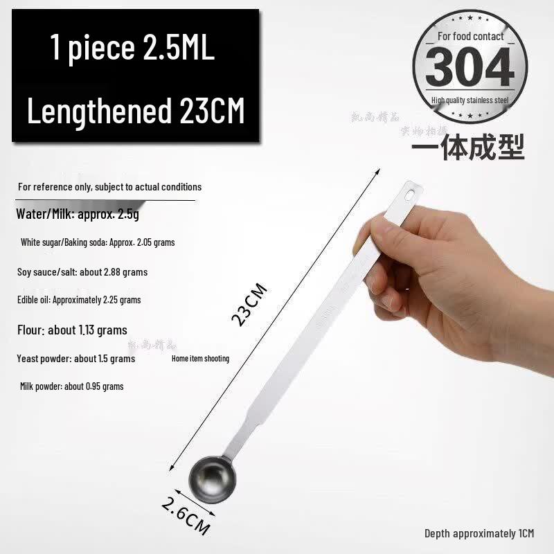 Stainless Steel Measuring Spoon with Scale