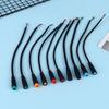 Black Ebike Accessories Optional Cable Base Connector Waterproof Connector 2/3/4/5/6Pin Cable Display Pin