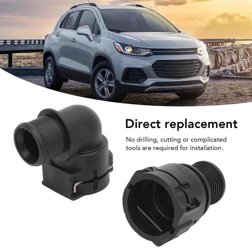 Heater Inlet Hose Connector 95089363 Straight Elbow Type Sturdy Plastic for  2012-2020 Plastic Heater Inlet Hose Connector