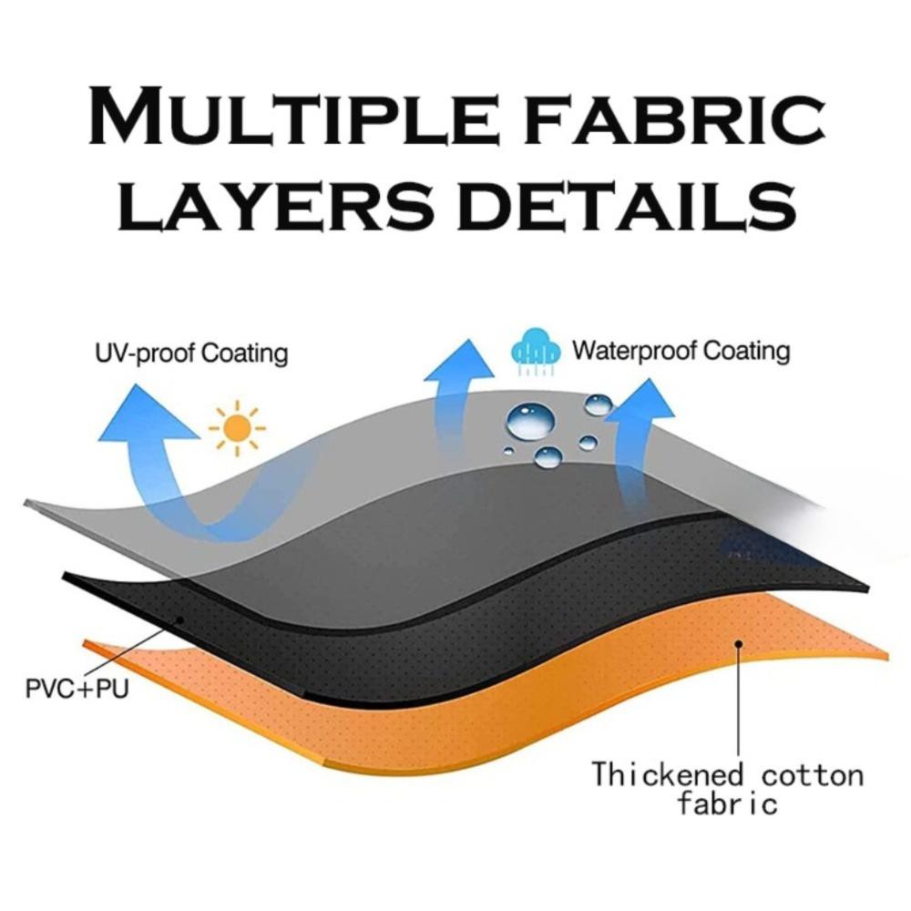 Anti-Dust Waterproof Cover 3 Layers Motorbike Protective Cover Useful Motorcycles Cover Universal