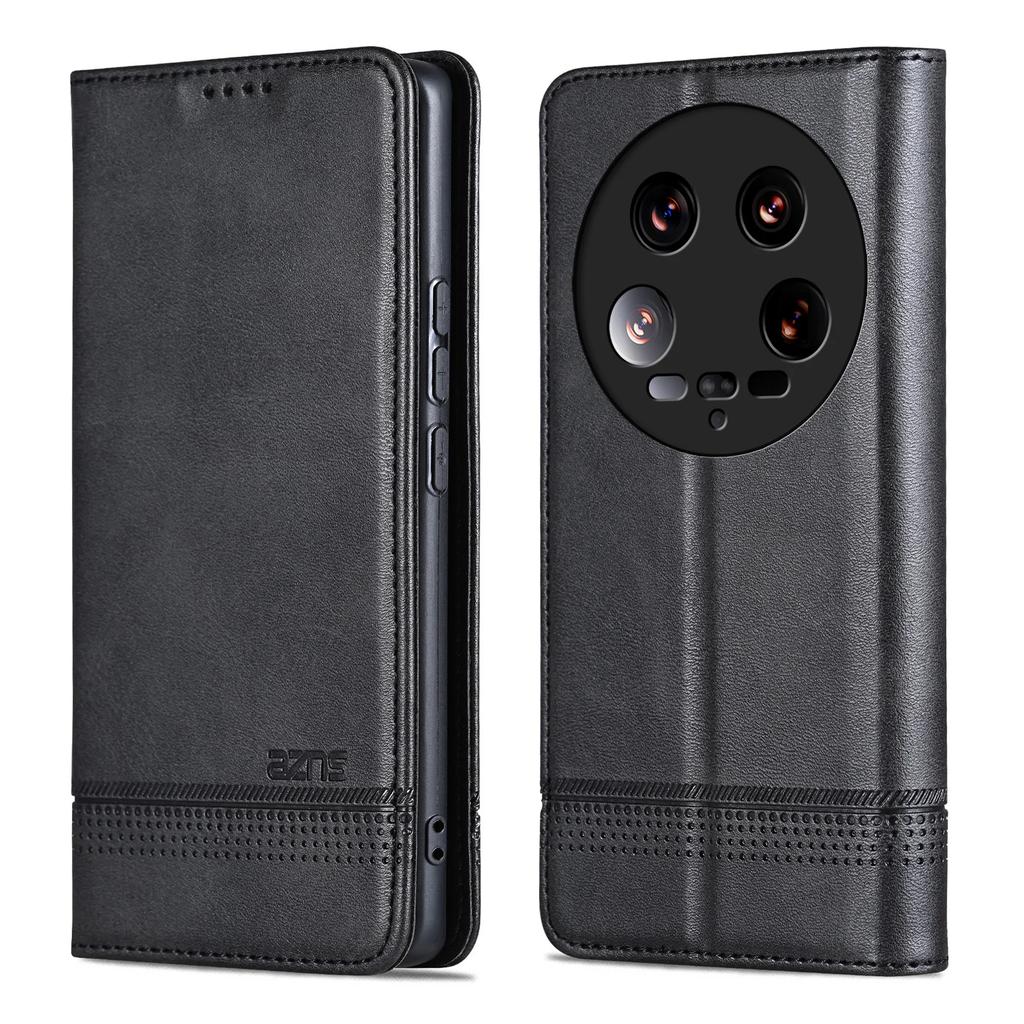 Dla Xiaomi Mi 14 Ultra Luksusowe Skórzane Etui Retro Klapka Magnetyczne Automatyczne Zamykanie Premium Pełne Pokrycie Dla Xiaomi 14 Ultra Torby na Telefon