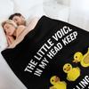 Funny Rubber Duck Quack Duck Throw Blanket Decoratives Personalized Gift Summer for sofa Blankets