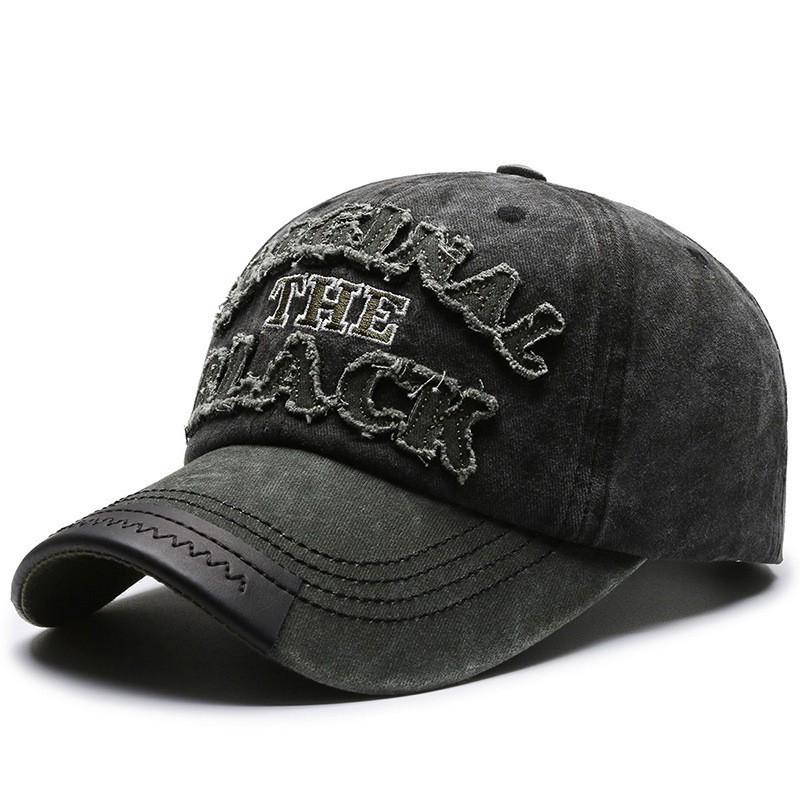 Retro Amerikanische Street Duckbill Baseballkappe mit großem Schirm & weichem Oberteil - Waschbar für Damen & Herren