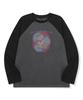CPGN STUDIO Cherry Pork Raglan Pigment Long Sleeve Smoke Black