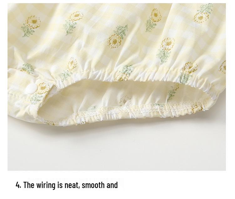 Entzückender Sommer-Babybody – Süßer, stylischer Prinzessinnen-Strampler mit Windelüberzug
