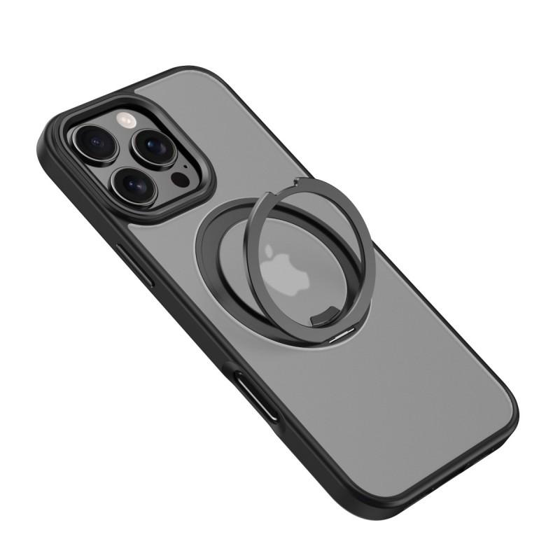 Magnetic Phone Case With 360 Rotating Damping Kickstand IPhone 12 To 18 Pro Max TPU Soft Edge Hard Back