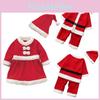 Ultra Soft Boys And Girls Santa Claus Christmas Dress Set Outfit For Kids