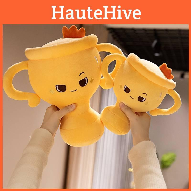 Creative Plush Trophy Pillow Toy For Fun School And Company Awards Unique Design