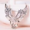 Drill Skull Brooch Sparkling  S Fashion Personality Brooch Accessories for Suit Coat