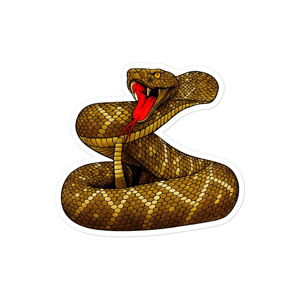 Rattle Snake Sticker 4" Vinyl Decal For Car Window, Laptop, Truck, SUV