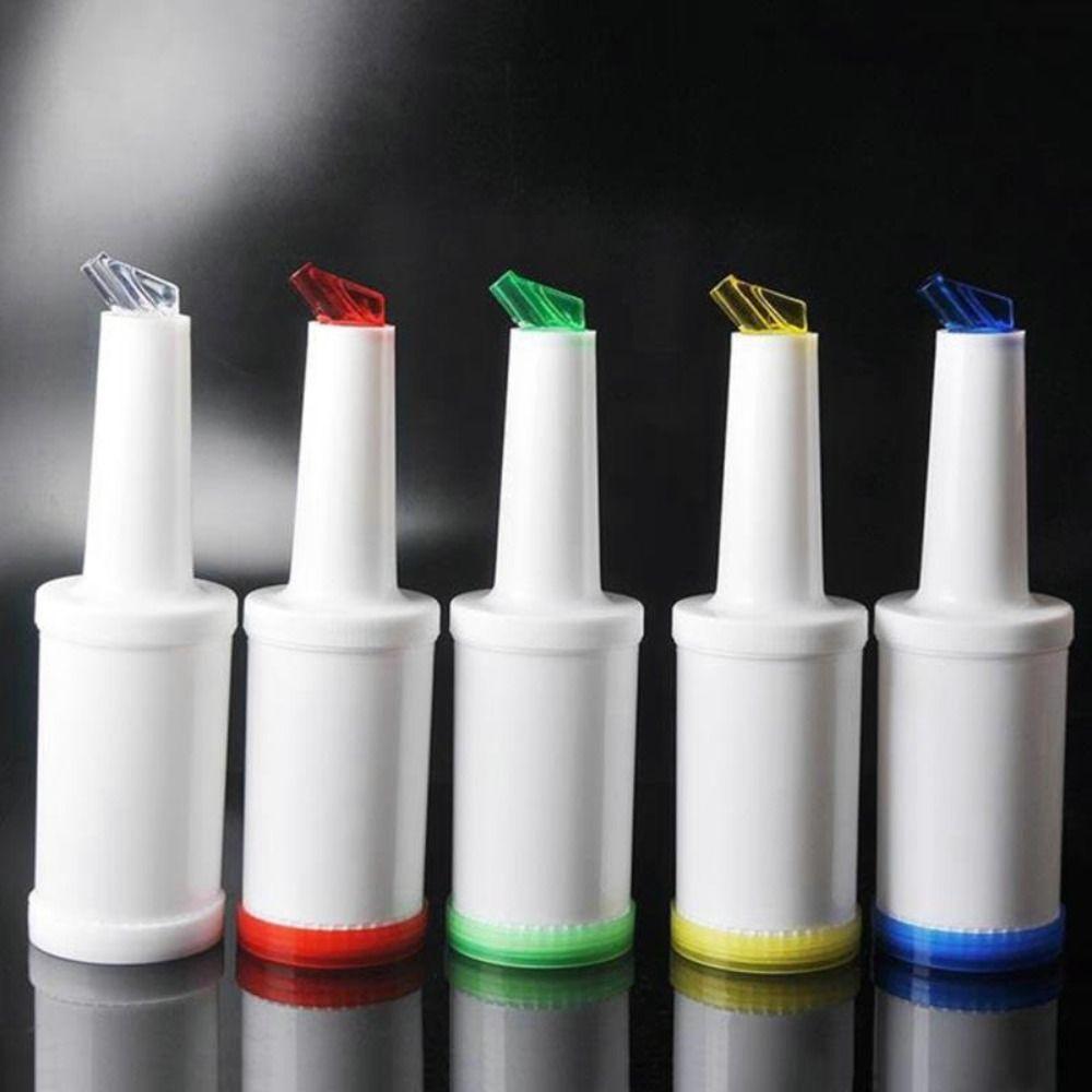 1L with Lid Summer Juice Bottle Plastic Cool Water Bottle Creative Juice Dispensers Containers