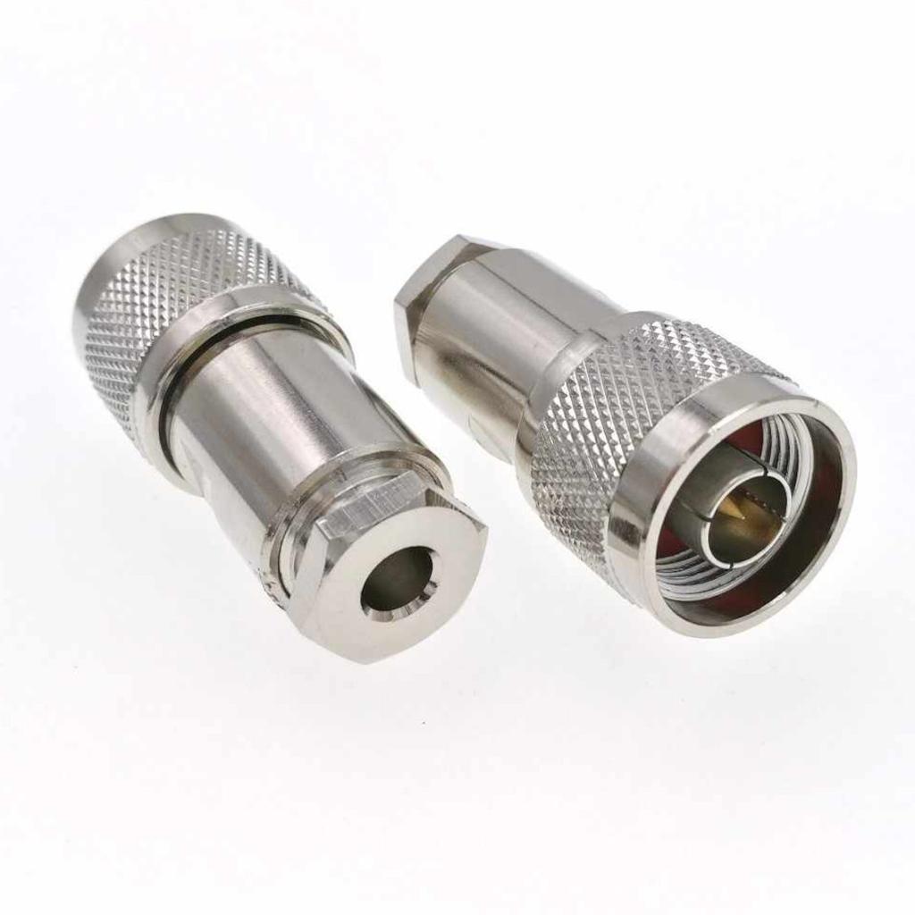 N plug connector for H155 cable, screwed