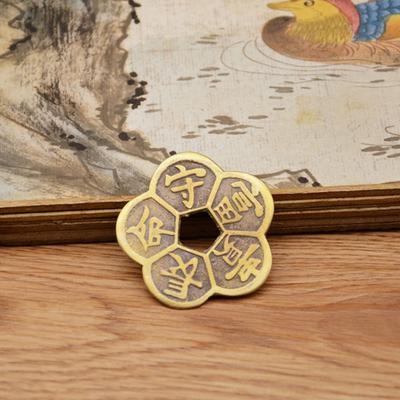 Wealth Attraction Old Style Feng Shui Coins Copper Enhancement Collection Ancient Coins Lucky Coins Home Decor