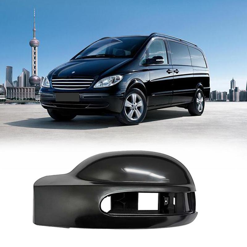 GOODDTC2 Car Left Rear View Mirror Cover Trim Kit for Mercedes Benz Viano W639 2003-2010 A6398110461