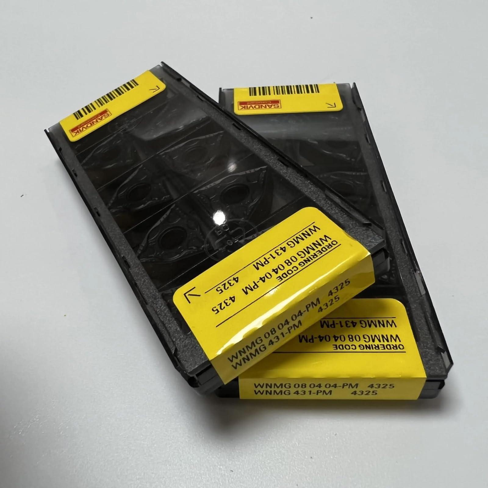 

Original Sandvik / WNMG080404-PM 4325 Carbide CNC Blade 10 PCS