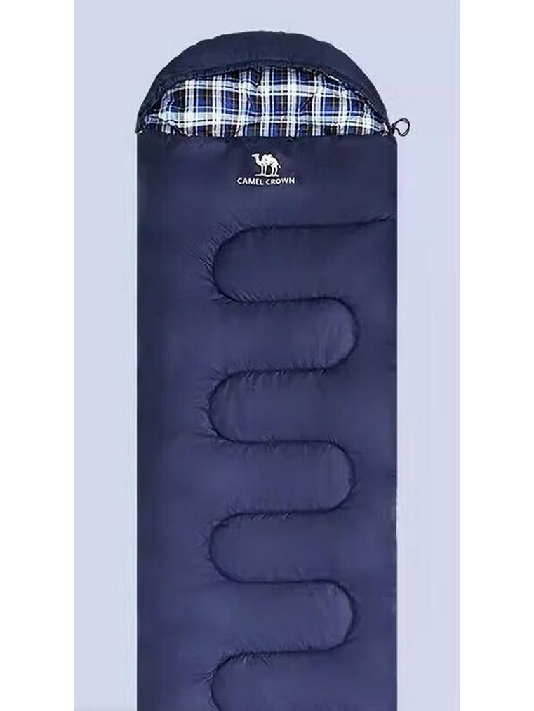 Camel Warm Envelope Camping Sleeping Bag