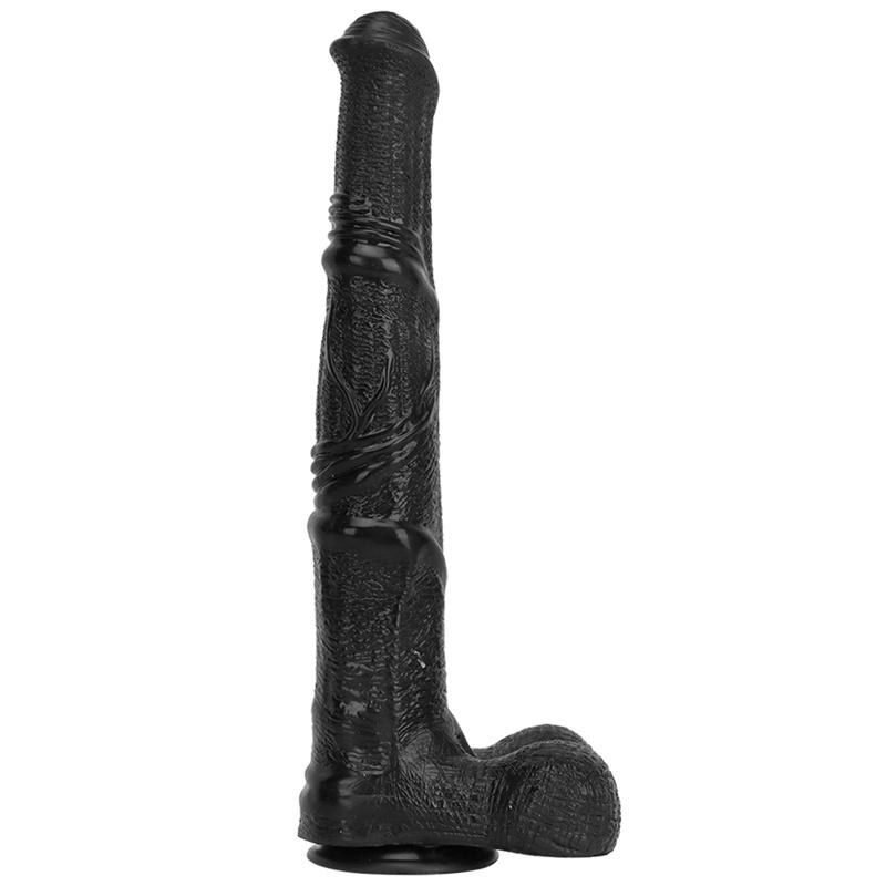 Dark Horse Dildo, weiblich, extra lang, hinten, Analplug, Analplug, Masturbation, Simulationsdildo