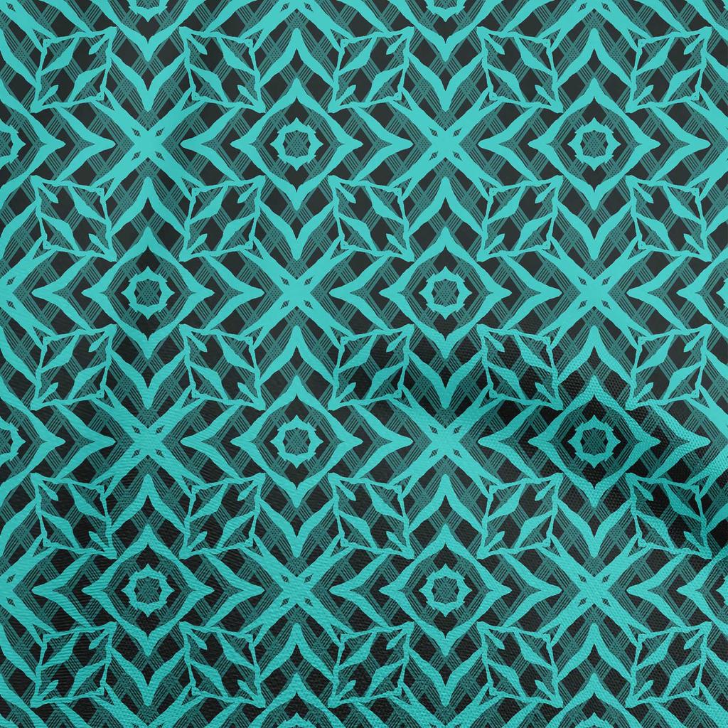 oneOone Cotton Flex Dark Peach Fabric Geometric  Diy Clothing Quilting Fabric Print Fabric By Yard 40 Inch