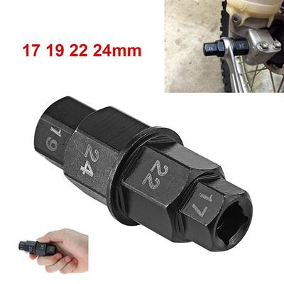Motorcycle Front Wheel 17 19 22 24Mm Axle Hex Spindle Driver Removal Tool