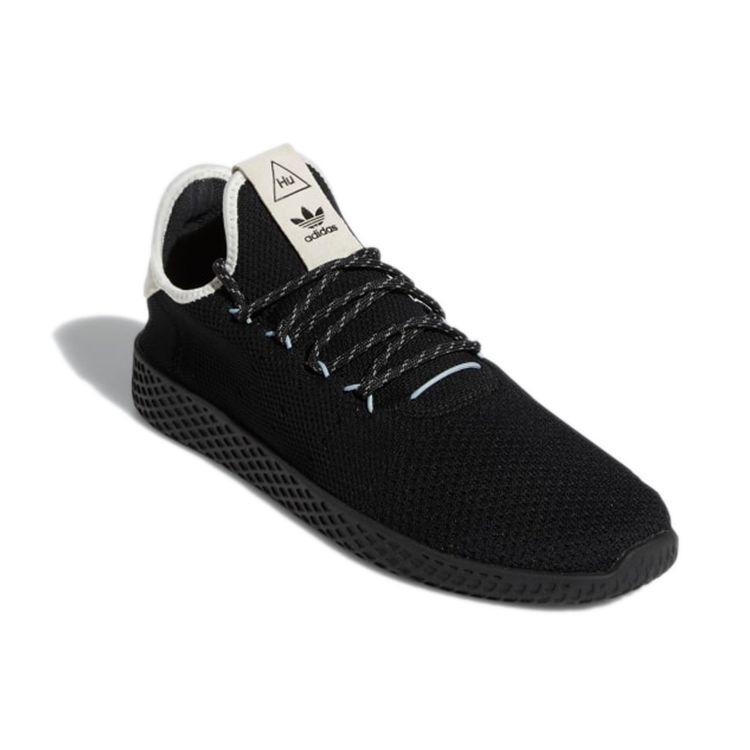 Pharrell Williams x adidas Tennis Hu Negro Blanco Zapatillas de Hombre Core-Black Off-White Gris Claro GZ3927