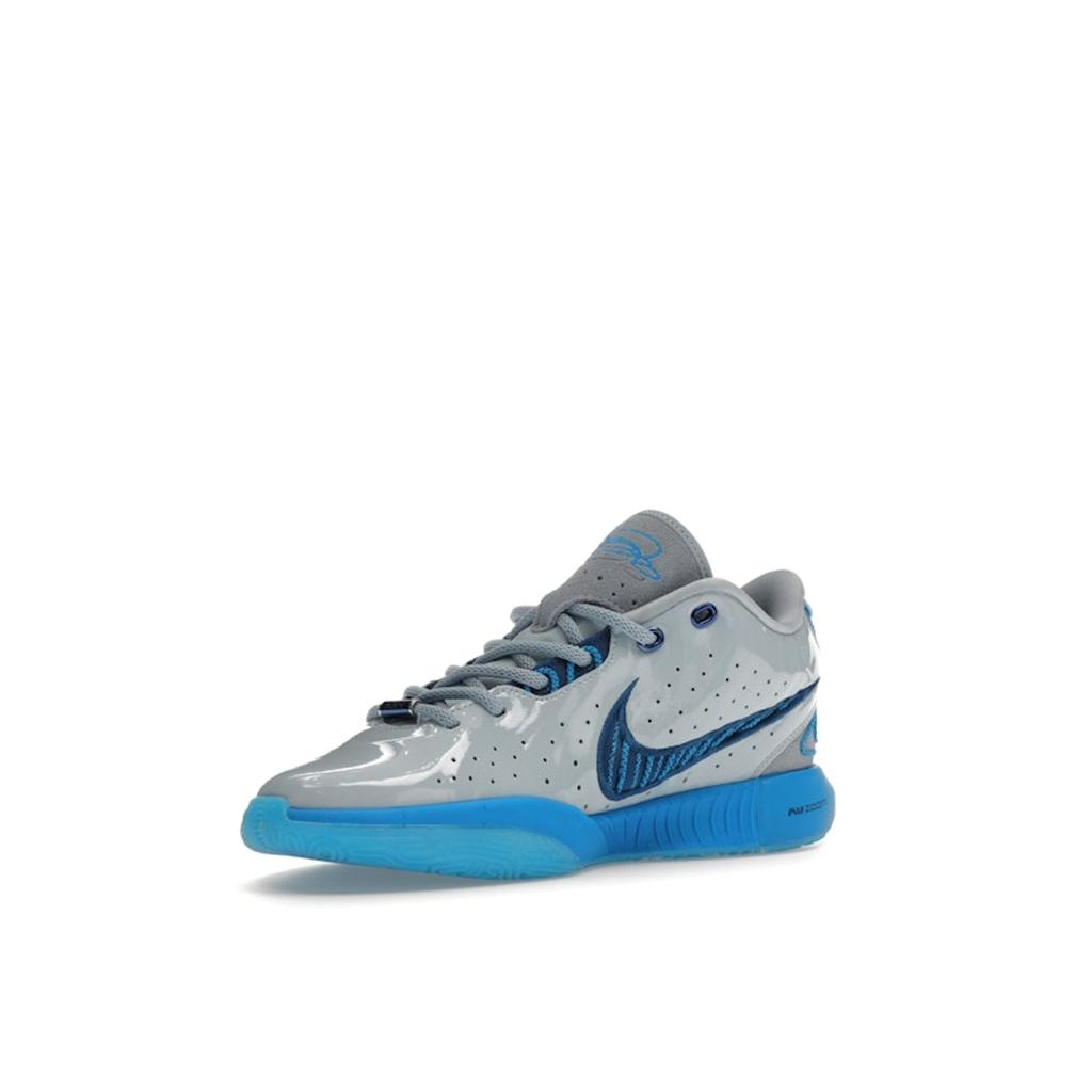 Nike LeBron 21 GS Light Armory Blue Kids Sneakers Blue-Hero Ashen-Slate Court-Blue FV1210-400