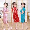 Fashion Children's Cheongsam Modern Girls Dresses Summer Baby Party Qipao Princess Clothing Chinese Style Girl Dress Vestidos