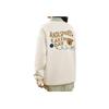 Anta Comfortable Casual Simple Round Neck Pullover Loose Long Sleeve Sweatshirt Men Sweatshirt Ivory 952518706-2