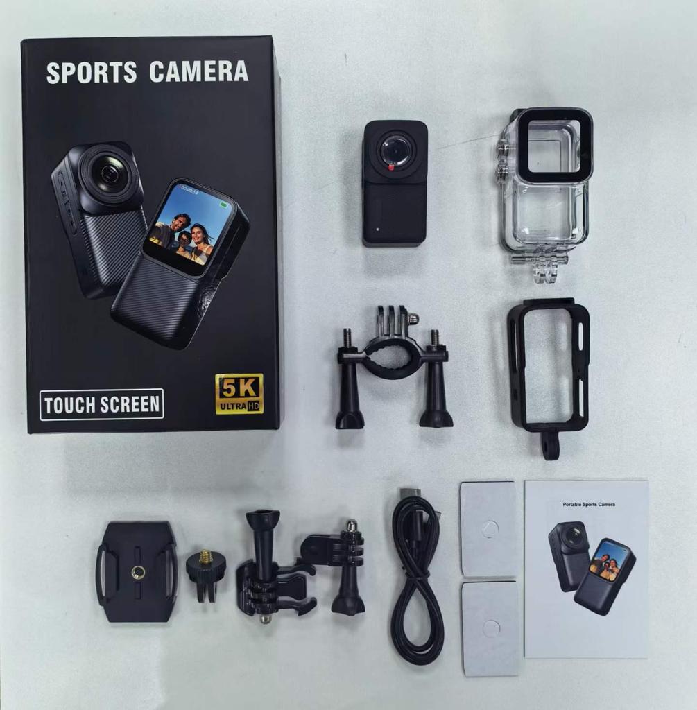 4K Dual-Screen Waterproof Action Camera for Cycling, Climbing, and Surfing with WiFi