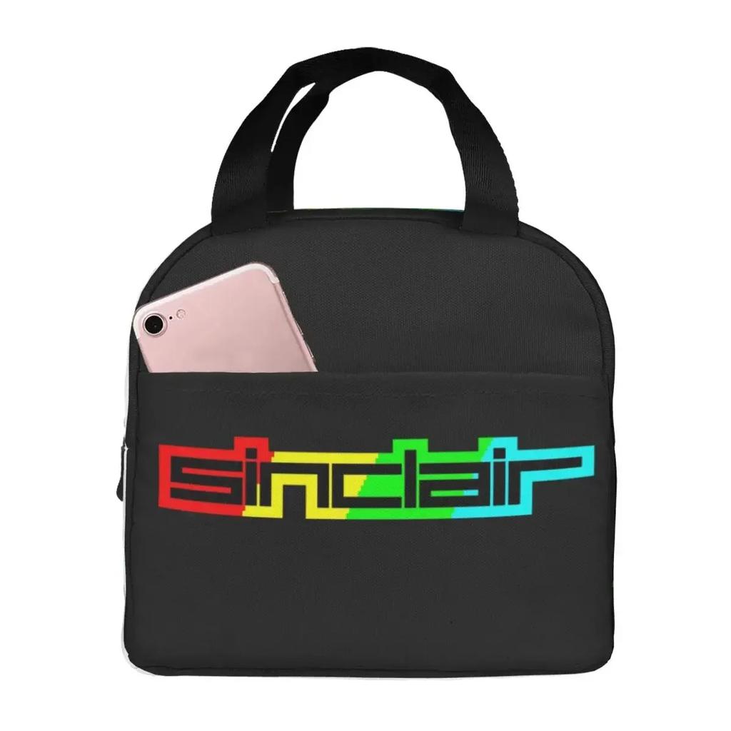 ZX Spectrum Keyboard Retro Art Insulated Lunch Bag for Women Children Portable Food Boxes Thermal Lunch Box Tote