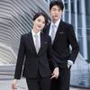 Unisex Stretch Non-Iron Single-Button Business Suit Set