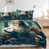 Lord Rings Two Towers Print 3Pcs Bedding Setduvet Cover With 2 Bedropillowcase Home Birthday Gift