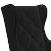 Black Velvet Armchair