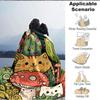 1pc Cactus Mushroom Cat Pattern Blanket, Lightweight Flannel Throw Blanket for Sofa, Bed, Travel, Camping, Living Room, Office, Couch025