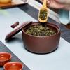 Zisha Handmade Cylindrical Tea Caddy