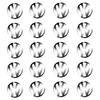 VW Car Accessories Metal Nickel Badge Interior Sticker Auto Decoration For Volkswagen GTI Golf Polo Passat VW CC Tiguan Jetta Taigo EP1