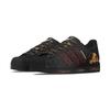 adidas Originals Superstar 2 Low Top Skateboard Shoes Unisex Black Gold JI0079(Team1385-)