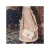 COACH Studio 25 C-Logo Flap Bag - Large White Leather Shoulder Bag, Women's Style, Ideal for Holidays, Anniversaries, and Christmas Gifts. C6641